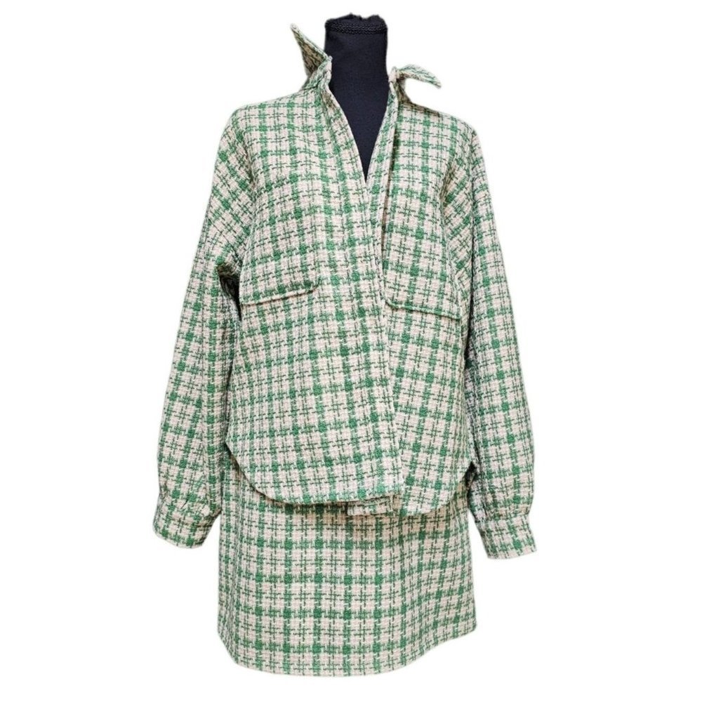 Molly Green Checkered Skirt ONLY